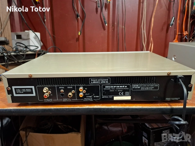 Продава се CD PLAYER Marantz CD-600/N2G. , снимка 5 - Ресийвъри, усилватели, смесителни пултове - 54512480