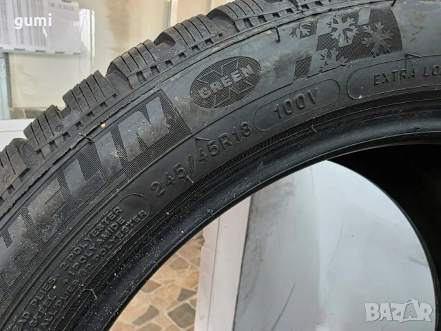 4бр зимни гуми 245/45/18 MICHELIN L05876 , снимка 6 - Гуми и джанти - 54830410