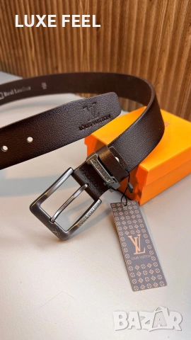 Естествена Кожа 🔥Lacoste 🔥 Louis VUITTON 🔥Boss🔥, снимка 4 - Колани - 54393439