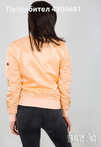 Оригинално дамско яке Alpha Industries MA-1 VF LW, снимка 8 - Якета - 54689860