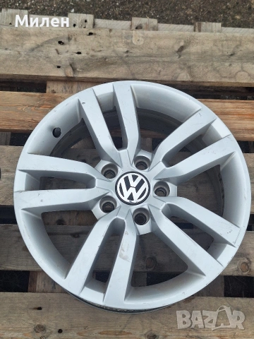 Volkswagen Tiguan 2010-2017 Година 2 Броя Алуминиеви Джанти 16×6,5 OEM, снимка 7 - Гуми и джанти - 54579828