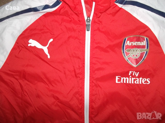 Лятно горнище PUMA-ARSENAL  мъжко,ХС, снимка 2 - Спортни дрехи, екипи - 55165923