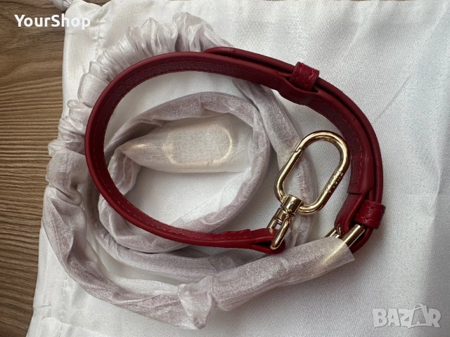 Дамска чанта Furla 1927 в червен цвят, снимка 9 - Чанти - 54049488