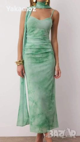 дамска рокля с шал