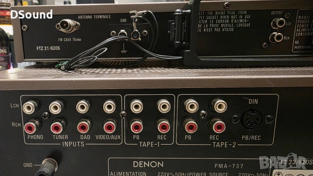 Denon Hi-Fi System | PMA-737 + TU-747 | Champagne | Vintage Japan | Перфектно състояние, снимка 4 - Ресийвъри, усилватели, смесителни пултове - 53951931