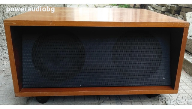 Vintage Германска двойна Бас Тонколона Braun Bass-Modul LW1 - 1бр.