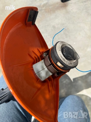 Електрически тример с корда STIHL, снимка 4 - Градинска техника - 54552191