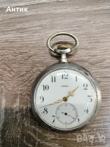 Omega часовник сребро 800, снимка 2 - Антикварни и старинни предмети - 54726822