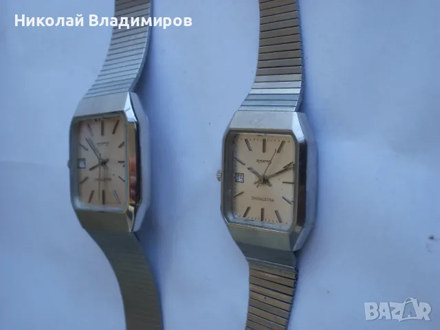 Buletronic Булетроник 2 бр. български мъжки и дамски ръчен часовник, снимка 8 - Мъжки - 46675961