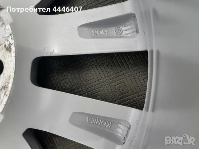 Оригинални джанти 16" 5х112 VW, снимка 8 - Гуми и джанти - 54948696