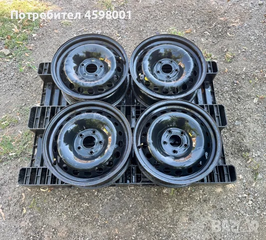 4бр.Оригинални железни джанти 16цола 5x114.3 за Trafic,Vivaro,Duster,Talento,Primastar,X-Trail
