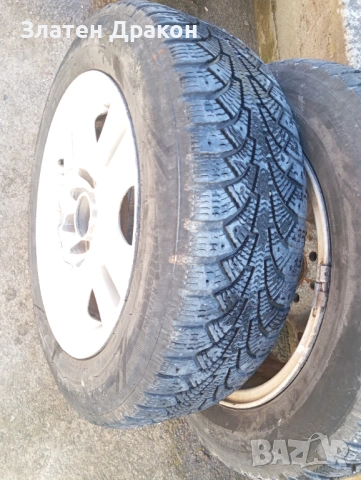 Оригинални VW Golf 3 джанти 14” 4x100 с гуми, снимка 6 - Гуми и джанти - 54683852