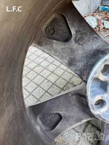 Оригинални алуминиеви джанти 17" TOYOTA 5х114.3, 7J, ET39, снимка 8 - Гуми и джанти - 55478841