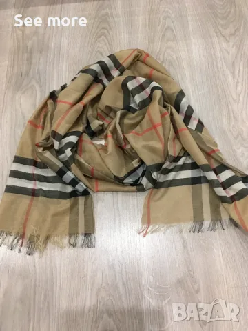 Копринен шал BURBERRY