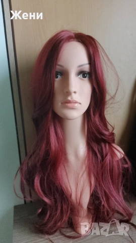 Дълга лейс фронт перука наситено борд, снимка 8 - Аксесоари за коса - 54178204