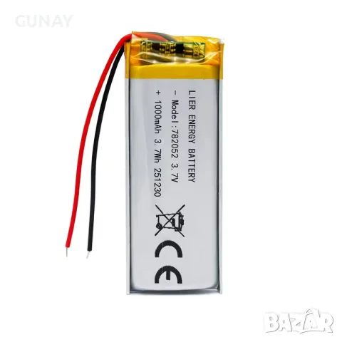 LITER ENERGY 3.7V Li-Po Батерии 801350 602535 603040 702535 802060 782052 523450 602560 Li-ion, снимка 8 - Друга електроника - 55511628