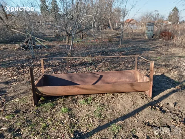 Метална хранилка за животни, снимка 2 - За селскостопански - 55637821