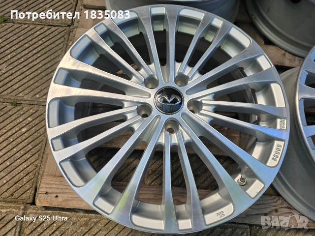 Лети джанти 18ки 5х112 Infiniti, снимка 5 - Гуми и джанти - 54478422