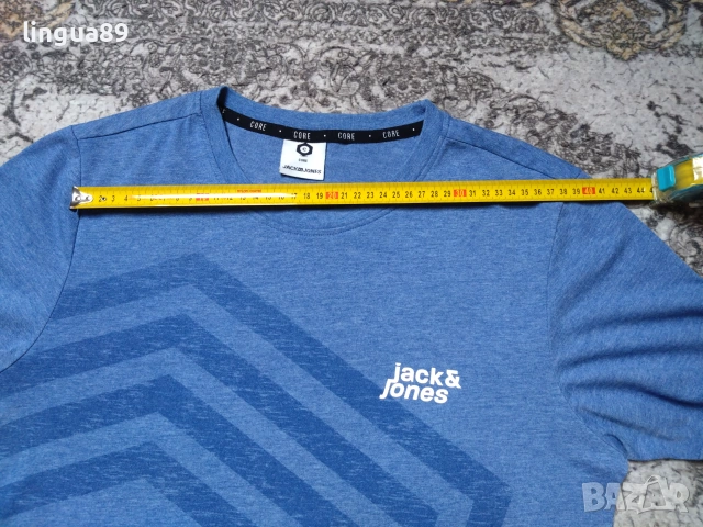 Jack & Jones Core мъжка тениска с графика размер S, снимка 3 - Тениски - 55224603
