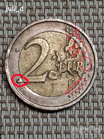 2 евро Белгия 2008, снимка 4 - Нумизматика и бонистика - 55024922