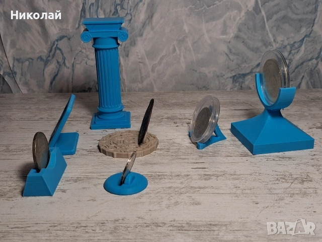Поставки Стойки Дисплеи за Монети 3д принт , снимка 8 - Нумизматика и бонистика - 55186448
