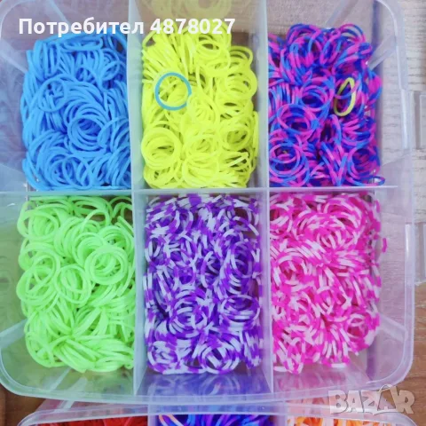Пластмасов куфар с ластички, 4500 бр в комплекта, снимка 4 - Куфари - 55414163