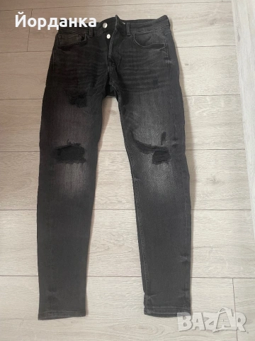 Мъжки черни дънки на ZARA