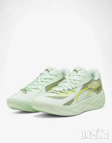 PUMA All-Pro Nitro Basketball Shoes Green Мъжки Маратонки👟Мъжки Спортни Обувки Код P2395