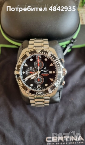 Certina Automatic DS Action Diver Chronograph/Мъжки швейцарски часовник / Автоматичен Хронограф/, снимка 1 - Мъжки - 54727759
