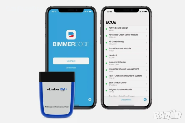 Vgate vLinker BM+ BT4.0 | BMW Кодиране & Диагностика | + ВКЛ. СОФТУЕРИ