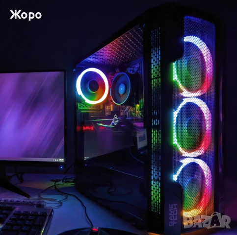 Чистно Нов Геймърски Компютър/ RTX 3080 10GB / Ryzen 5 5600 / 32GB RAM / 1TB NVMe Gen4, снимка 2 - Геймърски - 54881417