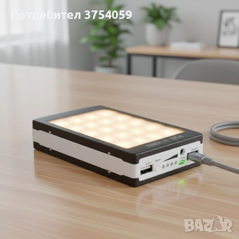 Соларна външна батерия, Power Bank 80000 mAch, външна батерия за GSM + 20 LED, снимка 3 - Външни батерии - 55183993