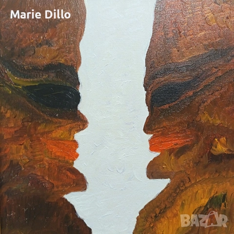 Авторска картина масло върху платно с рамка и готово за закачане, снимка 2 - Картини - 53950015