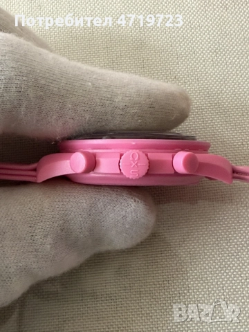 Omega x Swatch Mission To The Pink Moonphase, снимка 5 - Дамски - 55193179