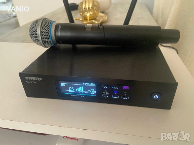 SHURE QLXD24E/B58 - Вокален Безжичен Микрофон в Добро Състояние Цена в Евро Без Бартери