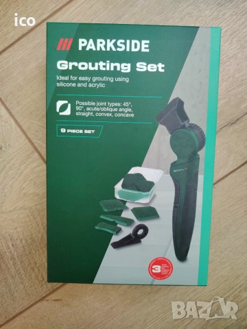 НОВ Комплект за фугиране и силикон PARKSIDE (9 части)