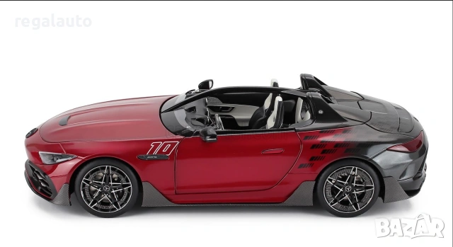 B66960669,умален модел,die-cast Mercedes-AMG SL PureSpeed Spider 1:18, снимка 3 - Колекции - 55203920