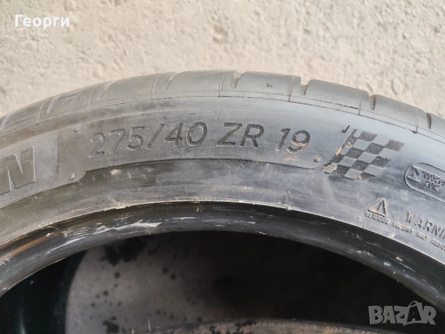 2бр.летни гуми 275/40/19 Michelin, снимка 3 - Гуми и джанти - 54029383