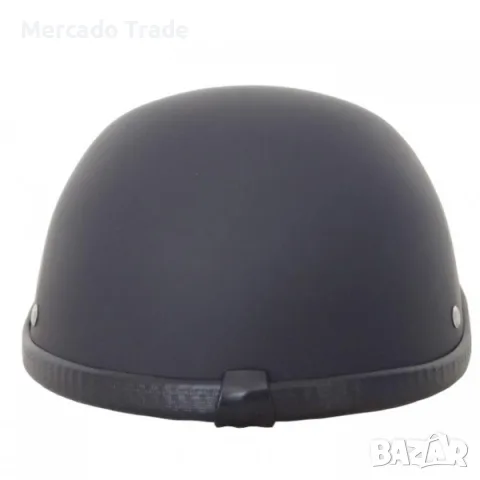 Ретро каска за мотор Mercado Trade, Тип канче, Граната, Черен Мат, снимка 3 - Аксесоари и консумативи - 55636858