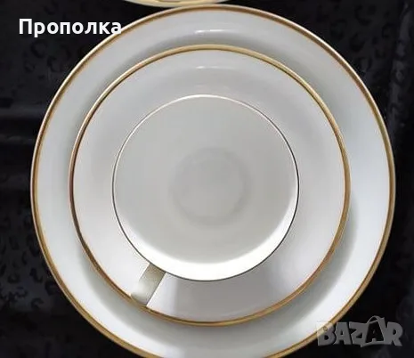 Ефирен, бял сервиз за кафе/чай  "Vohenstrauss'' Johann Seltmann , снимка 7 - Сервизи - 55365580