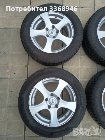 Джанти RH 16" 5X114,3 с гуми 215/60/16, снимка 3 - Гуми и джанти - 54636342