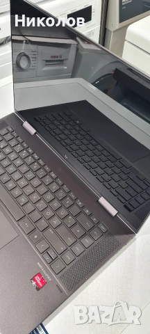 Лаптоп 2-в-1 HP ENVY x360 15.6" Touch / Ryzen 7 / 16GB RAM / 512GB SSD / Алуминиев, снимка 13 - Лаптопи за работа - 54582498