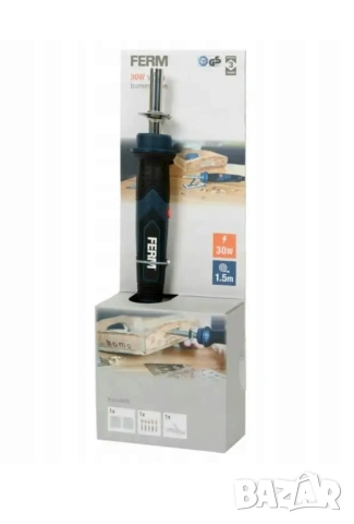 Пирограф и поялник - 2в1, комплекти накрайници : букви, цифри и символи