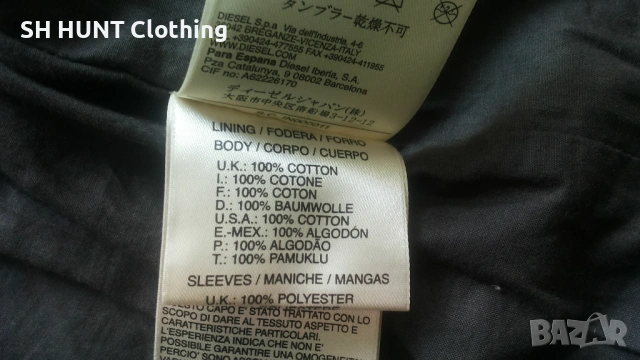 DIESEL LEATHER Jacket Размер XL мъжко яке естествена кожа 18-27, снимка 17 - Якета - 54804741