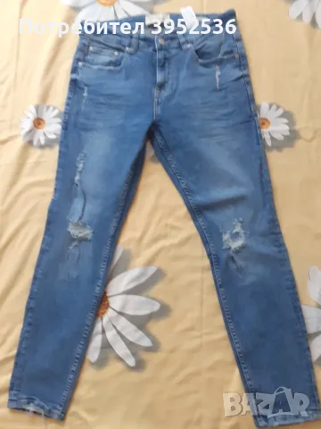 14 чифта мъжки маркови дънки, размерМ 32/33 като нови !! Модела е skinny, ластичен по тялото !!!, снимка 14 - Дънки - 55572058