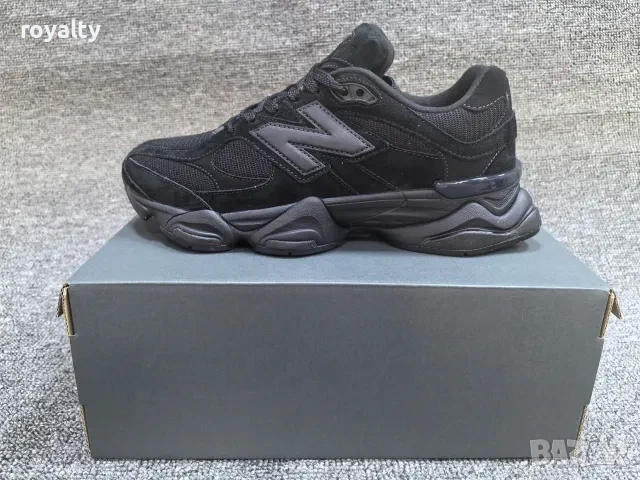 New Balance 9060 Triple Black Нови Черни Маратонки [35-46 Номер]