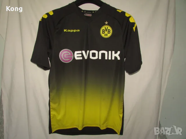 винтидж фланелка Милан AC Milan Италия kappa BVB Borussia Dortmund Германия Борусия Дортмунд, снимка 2 - Футбол - 55359419
