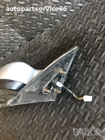 Ляво предно странично огледало сребристо за Mitsubishi Galant (2001) 012091, снимка 2 - Части - 54752658