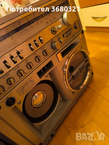 Sharp GF 777 Z Boombox касетофон, снимка 4 - Радиокасетофони, транзистори - 55355097