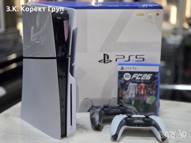 Playstation 5 SLIM DISC 1TB (PS5 SLIM 1TB) / 2 КОНТРОЛЕРА + FC26